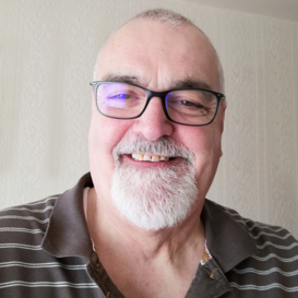 A photograph of Raymond Marfell