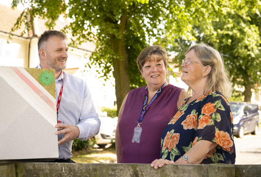 Customers at Staxton 