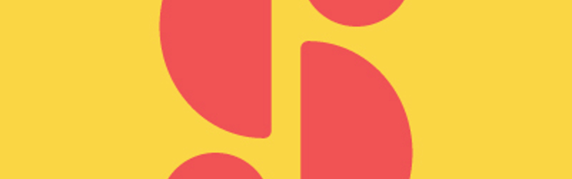 Red letter S on yellow background