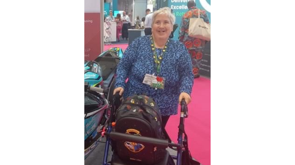 Mary Bottomley, Yorkshire Housing's Disability Champion, smiling 