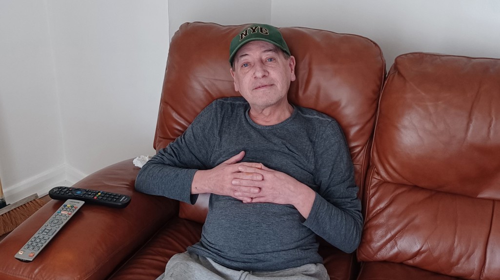 Pictured is Housing 21 resident, Ian Shaw.